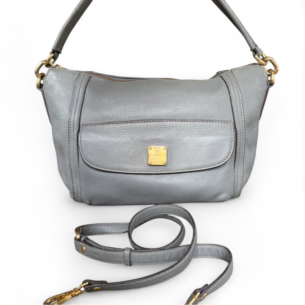 MCM Pebbled Leather Hobo / Shoulder Two Way Bag - Picture 15 of 15